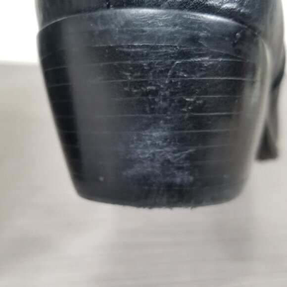 Sam Edelman Petty Chelsea Boot, Black Pebbled Leather, Womens Size 8.5 M / 38.5 - Picture 12 of 13